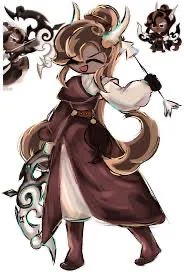 Caramel arrow cookie