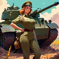 T-34 Girl crew