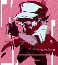 Glitchy Red