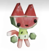 Watermelon cat 