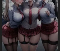 3 chicas colegialas