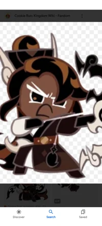 Caramel arrow cookie