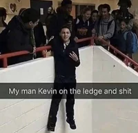 Kevin on the ledge