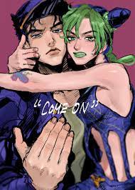 Jotaro and Jolyne 