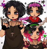 Weird goth-Henrietta