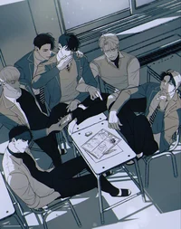 Group of Mafia men