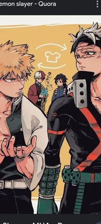 Mha qnd demon slayer