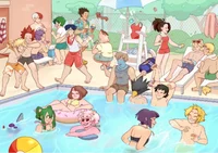 Mha pool party
