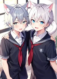 Kota and akio twins