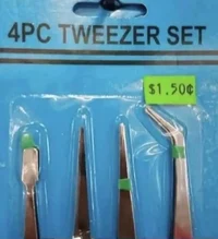 4PC Tweezer Set