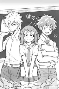 Deku Uraraka Bakugo