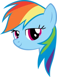 Rainbow Dash Head 