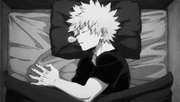 Bakugo cuddling