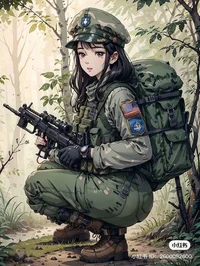Militar girl