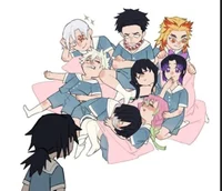 Hashira babysitting