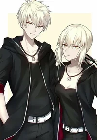 Teenage twins