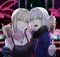 Artoria y Jeanne