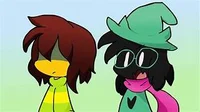 Kris and Ralsei