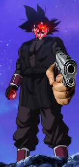 Goku black with gun