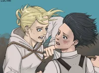 Annie y mikasa 