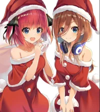 Miku y Nino Navidad