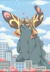 Godzilla and Mothra