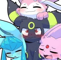 Umbreon and 3 girls