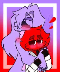 Red and lavender
