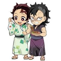 Tanjiro y genya