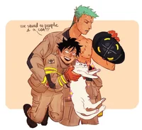 Workers Zoro n Luffy