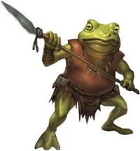 Green frog soldier