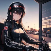 Biker girl