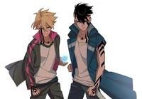 Kawaki and Boruto