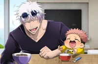 Gojo and Baby Yuji