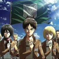 Armin y Eren y Mikas