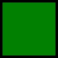 A green square