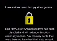 PS2 Lock Anti Piracy