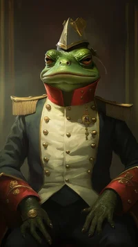 Green frog president