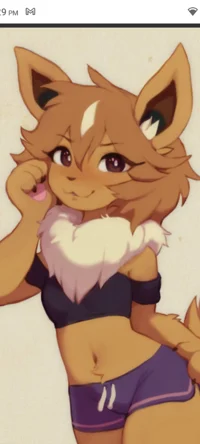 Anthro eevee
