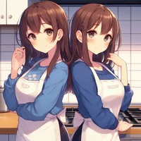Mio and Rin