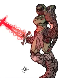 Female doom slayer