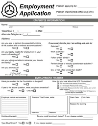 Scp Application form