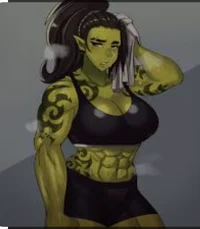 Orc girl strong