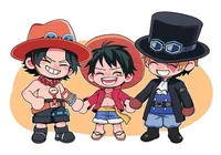 Ace Sabo and Luffy
