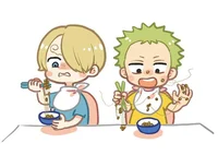 Baby Zoro and Sanji