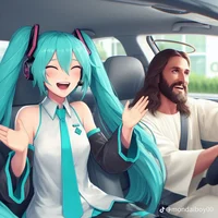Hatsune Miku n Jesus