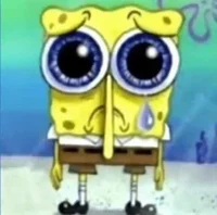 sad spongebob