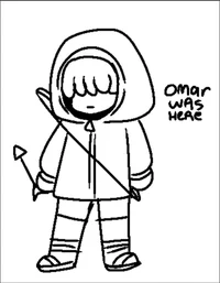 Omar-El poncho verde