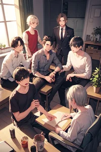 6 alphas in one room