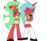 Scanty and Kneesocks